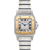 Cartier Santos Watch Ladies - Galbee Small | Steel | Yellow Gold