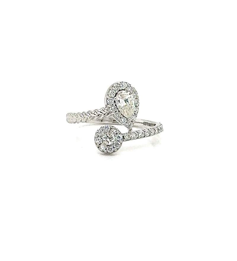 FANCY RINGS 14KW HI VS1 HPHT DIA 0.67CTS