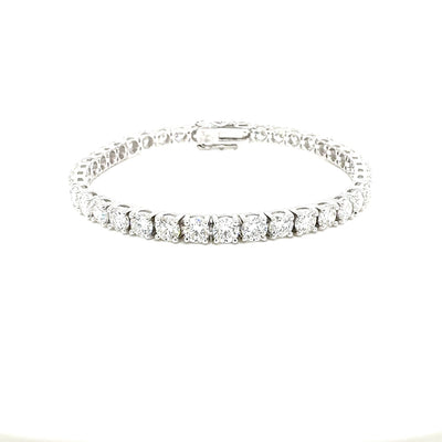 TENNIS BRACELET 14KW FG VS2 CVD DIA 11.22CTS
