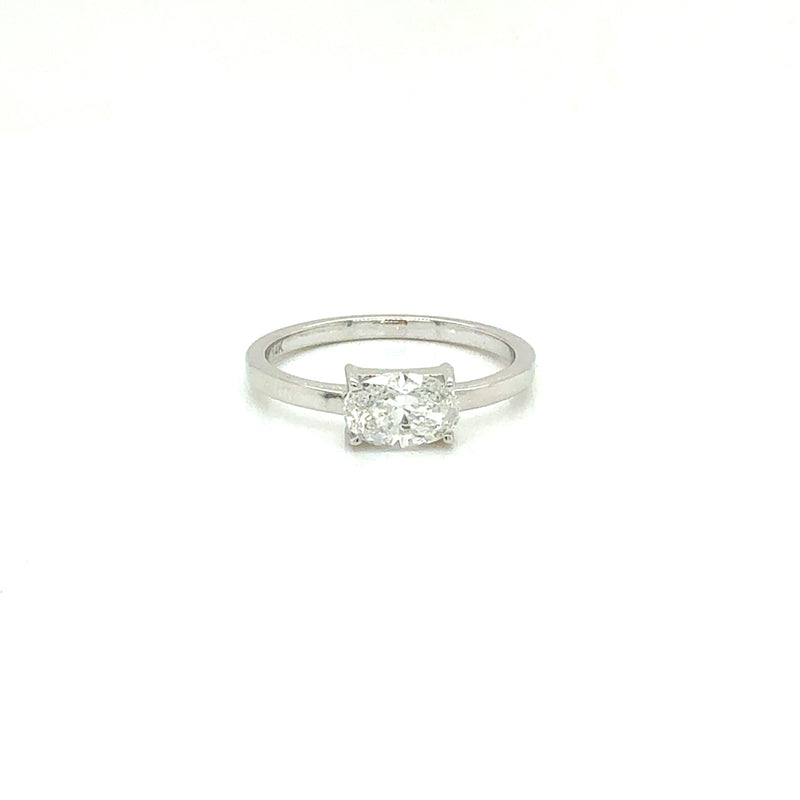 SOLITAIRE RING 14KW FG VS1 CVD DIA 0.66CTS