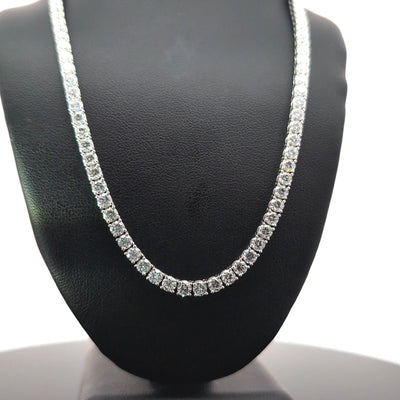 TENNIS NECKLACE 14KW FG VS2 CVD DIA 17.72CTS