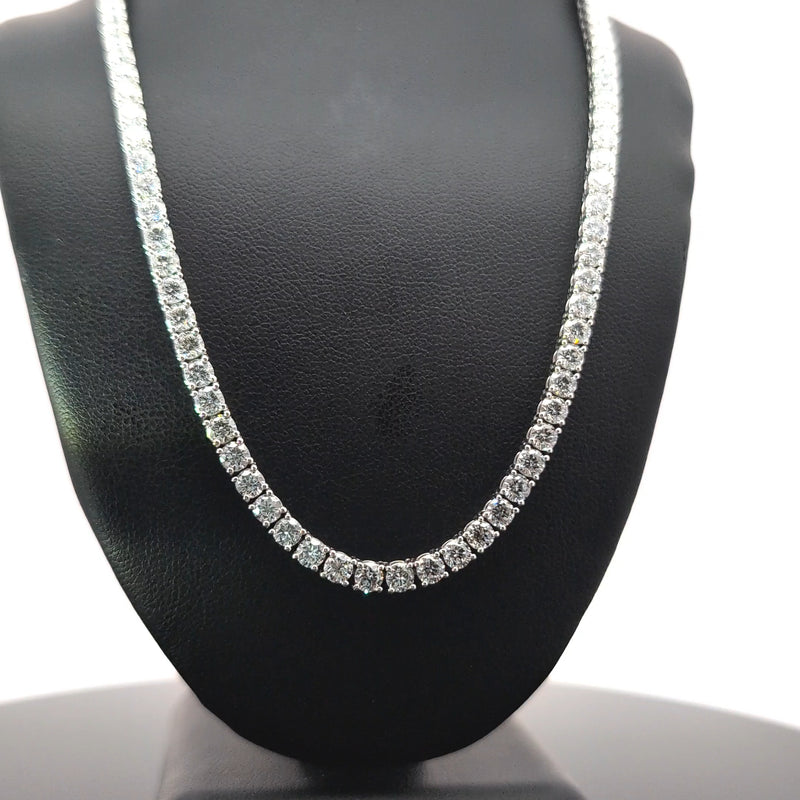 TENNIS NECKLACE 14KW FG VS2 CVD DIA 17.72CTS