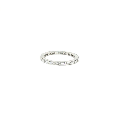 STRAIGHT BAG ETERNITY BAND 14KW EF VS1 HPHT DIA 0.69CTS