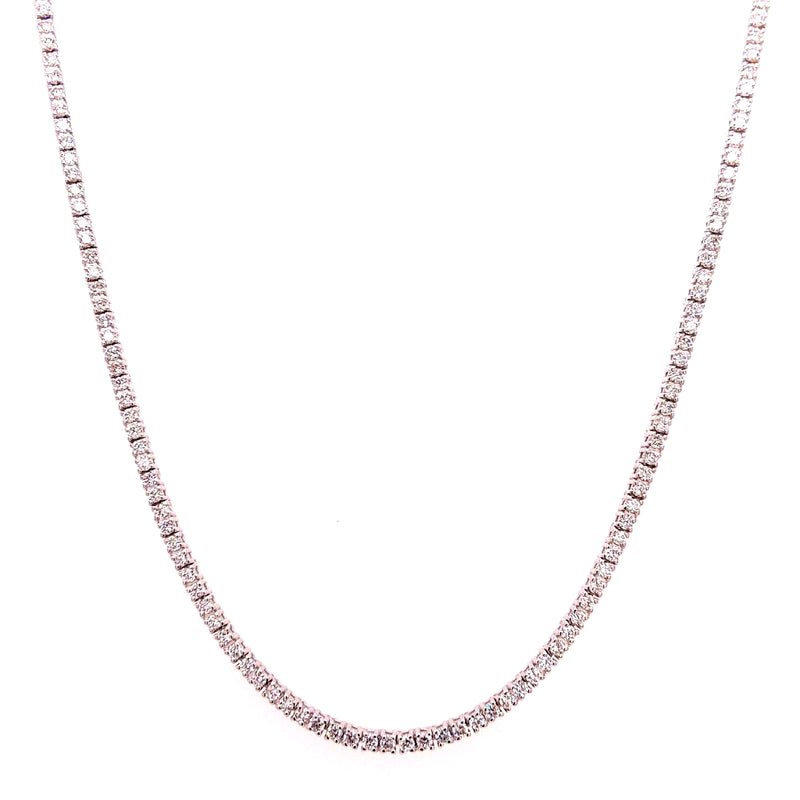 TENNIS NECKLACE 14KW FG VS2 CVD DIA 3.05CTS