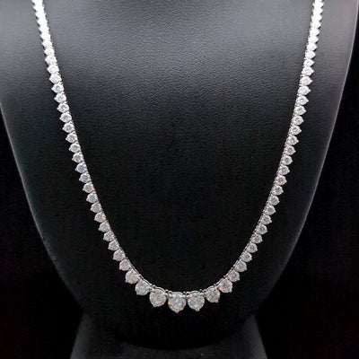 (0.35CT) RIVIERA NECKLACE 14KW EF VS2 HPHT DIA 8.05CTS