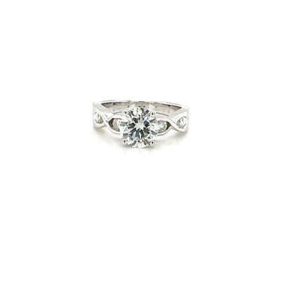 FANCY ENGAGEMENT RING 14KW IJ VS2 CVD DIA 1.20CTS