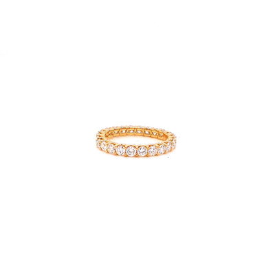 ROUND ETERNITY BAND 14KY FG VS2 CVD DIA 1.97CTS