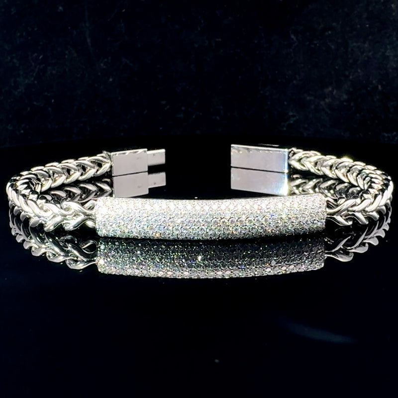 FANCY BRACELET SS EF VS2 HPHT DIA 1.88CTS