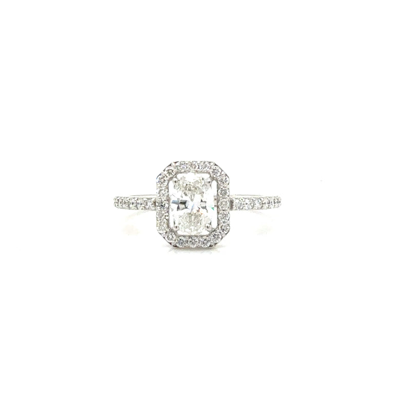 HALO RING 14KW EF VS2 HPHT DIA 0.73CTS