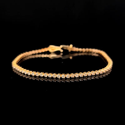 TENNIS BRACELET 14KY FG VS2 CVD DIA 2.05CTS