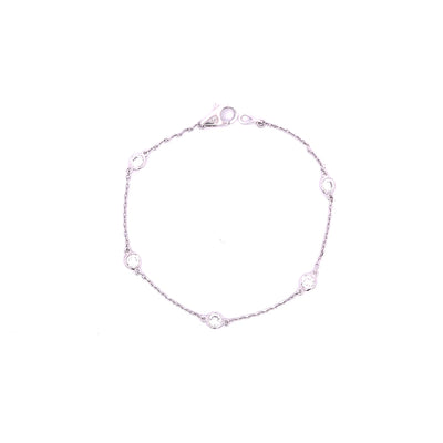 DIAMOND BY THE YARD BRACELET 14KW FG VS2 CVD DIA 0.87CTS