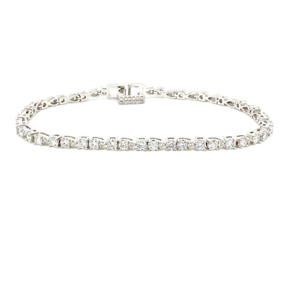 FANCY BRACELET 14KW FG VS2 CVD DIA 2.61CTS