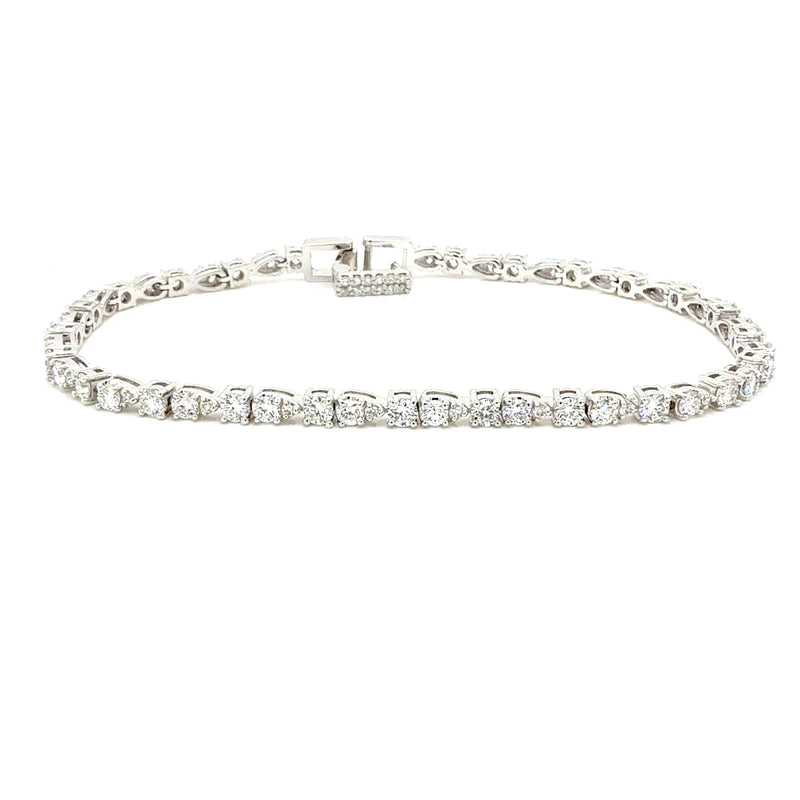 FANCY BRACELET 14KW FG VS2 CVD DIA 2.61CTS