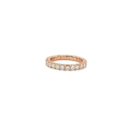 ROUND ETERNITY BAND 14KR EF VS2 HPHT DIA 1.24CTS