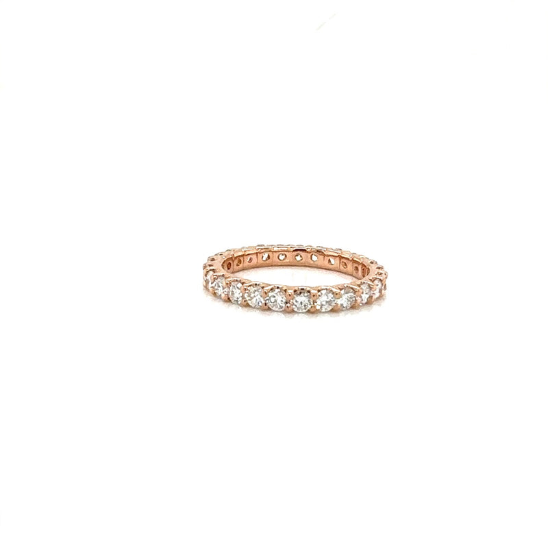 ROUND ETERNITY BAND 14KR EF VS2 HPHT DIA 1.24CTS