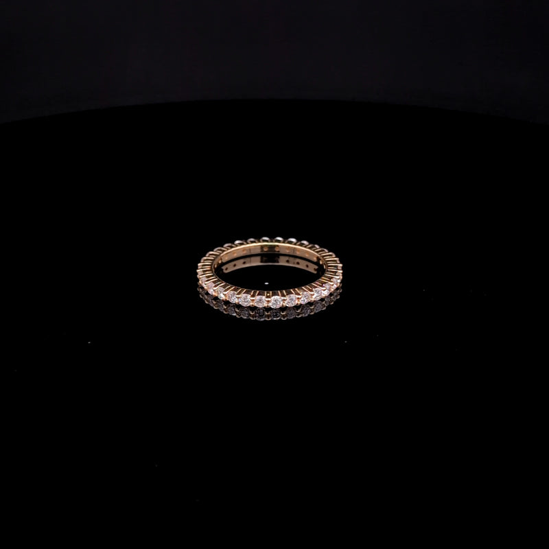 ETERNITY RING 14KY FG VS2 CVD DIA 0.77CTS