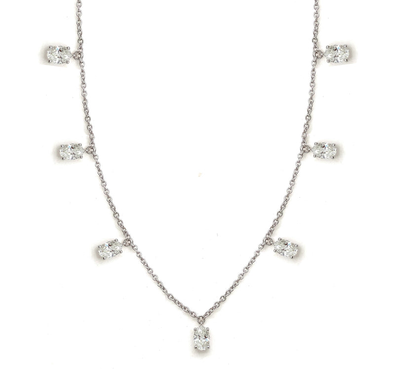 DIAMOND BY THE YARD NECKLACE 14KW HI VS1 HPHT DIA 3.02CTS