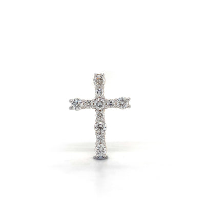 CROSS PENDANT 14KY EF VS1 HPHT DIA 1.04CTS
