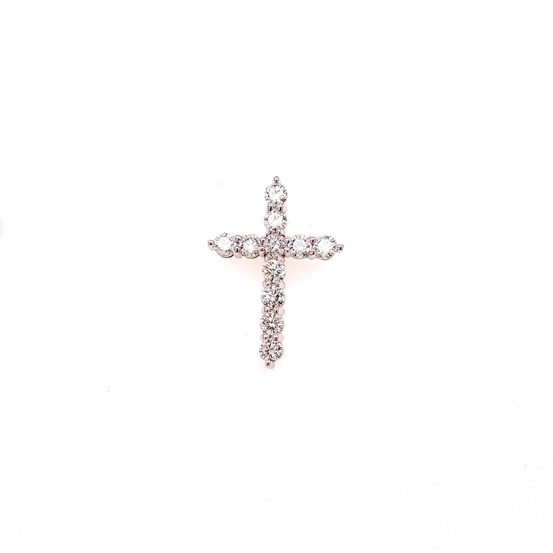 CROSS PENDANTS 14KW FG VS2 CVD DIA 2.52CTS