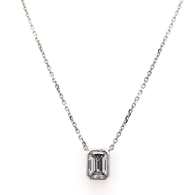 SOLITAIRE PENDANT 14KW FG VS1 CVD DIA 1.40CTS
