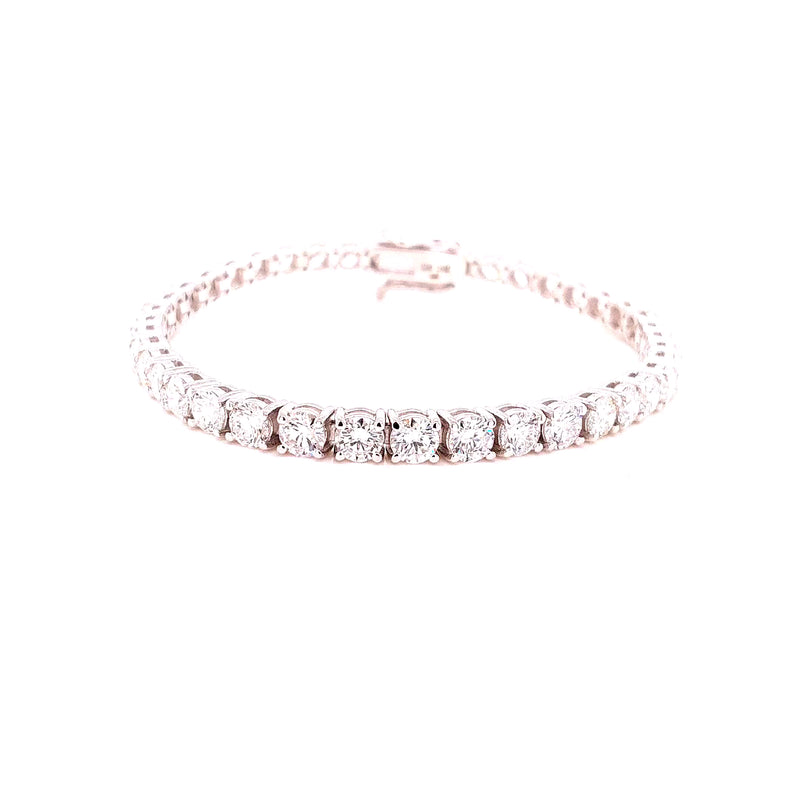 TENNIS BRACELET 14KW FG VS2 CVD DIA 9.67CTS