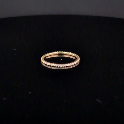 ETERNITY BAND 14KY EF VS1 HPHT DIA 0.27CTS