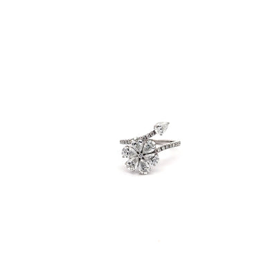 FANCY RING 14KW EF VS1 HPHT DIA 1.90CTS
