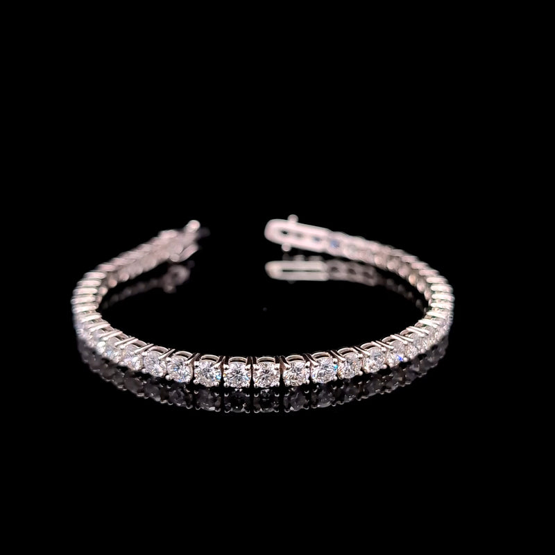 TENNIS BRACELET 14KW FG VS2 CVD DIA 10.62CTS