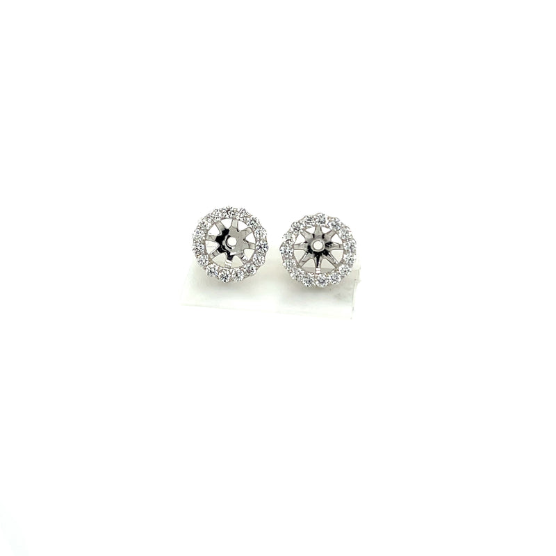 JACKET EARRING 14KW EF VS1 HPHT DIA 0.44CTS