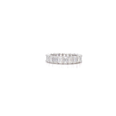 EMERALD ETERNITY BAND 14KW E VS1 HPHT DIA 3.02CTS
