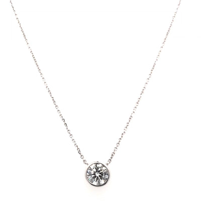 SOLITAIRE PENDANT 14KW FG VS2 CVD DIA 0.76CTS