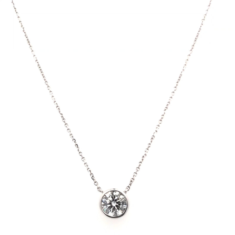 SOLITAIRE PENDANT 14KW FG VS2 CVD DIA 0.76CTS
