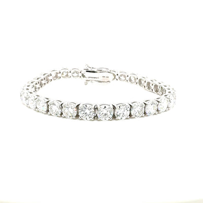 TENNIS BRACELET 14KW FG VS2 CVD DIA 16.71CTS