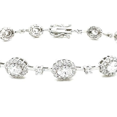 FANCY BRACELET 14KW EF VS1 HPHT DIA 3.17CTS