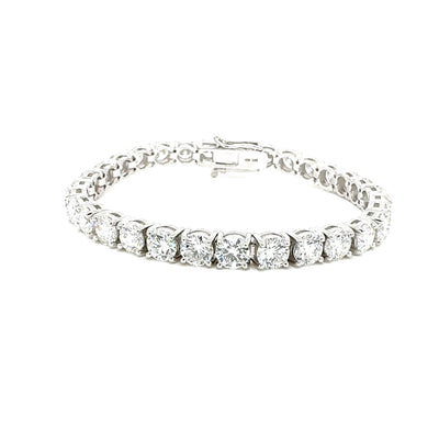 TENNIS BRACELET 14KW FG VS2 CVD DIA 17.42CTS