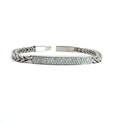FANCY BRACELET SS EF VS2 HPHT DIA 0.88CTS