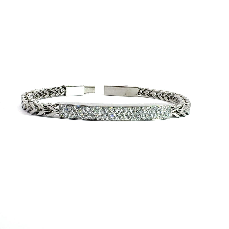 FANCY BRACELET SS EF VS2 HPHT DIA 0.88CTS