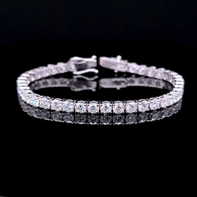 TENNIS BRACELET 14KW EF VS2 HPHT DIA 9.76CTS