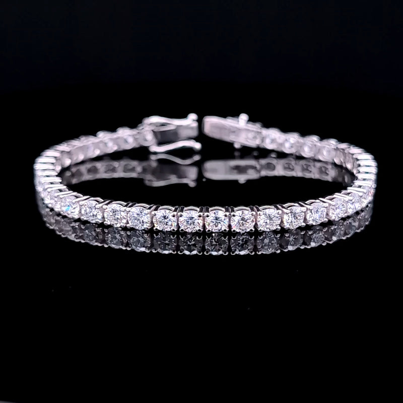 TENNIS BRACELET 14KW EF VS2 HPHT DIA 9.76CTS