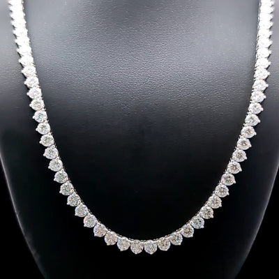 TENNIS NECKLACE 14KW FG VS2 CVD DIA 18.83CTS