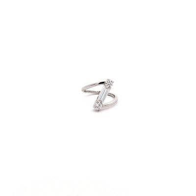 FANCY RING 14KW FG VS CVD DIA 0.78CTS