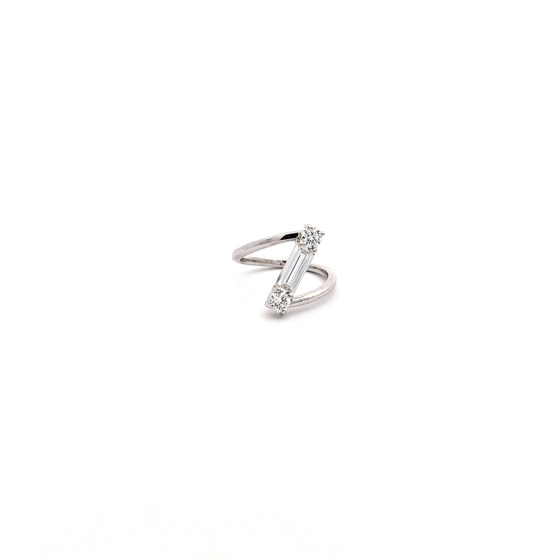 FANCY RING 14KW FG VS CVD DIA 0.78CTS