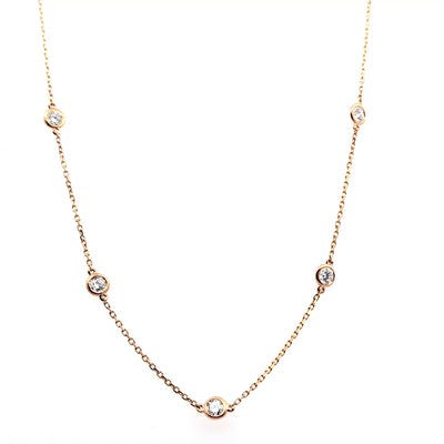 DIAMOND BY THE YARD NECKLACE 14KR EF VS2 HPHT DIA 2.05CTS