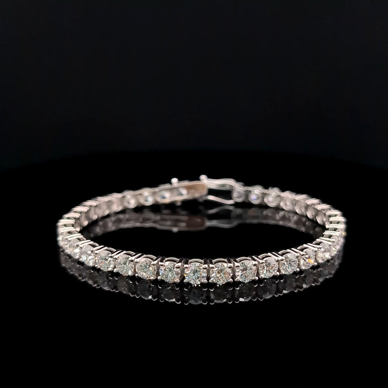 TENNIS BRACELET 14KW EF VS2 HPHT DIA 14.37CTS