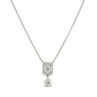 FANCY PENDANT 14KW GH SI2/VS2 HPHT DIA 0.56CTS