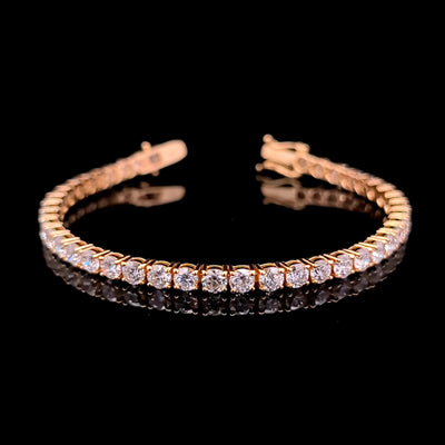 TENNIS BRACELET 14KY FG VS2 CVD DIA 10.37CTS