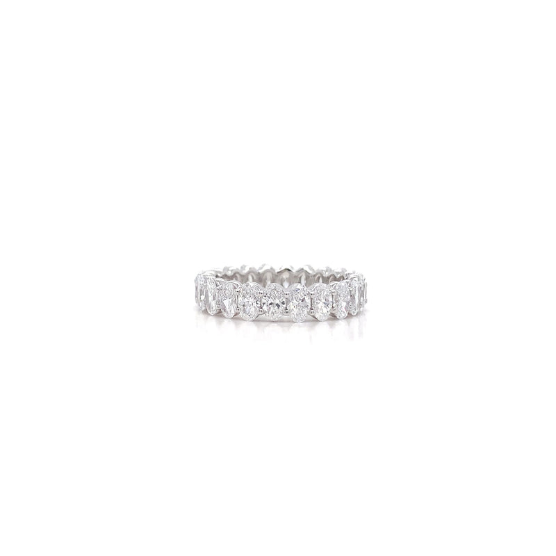 OVAL ETERNITY BAND 14KW E VS1 HPHT DIA 2.56CTS