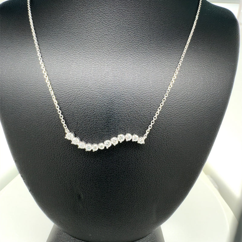 BAR PENDANTS 14KW EF VS2 HPHT DIA 0.50CTS