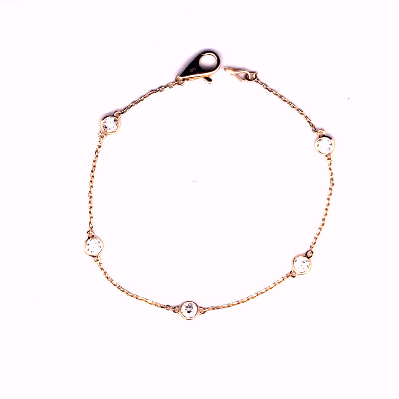 DIAMOND BY THE YARD BRACELET 14KY EF VS2 HPHT DIA 0.88CTS
