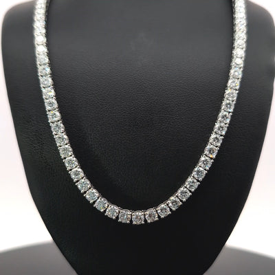 TENNIS NECKLACE 14KW FG VS2 CVD DIA 20.61CTS